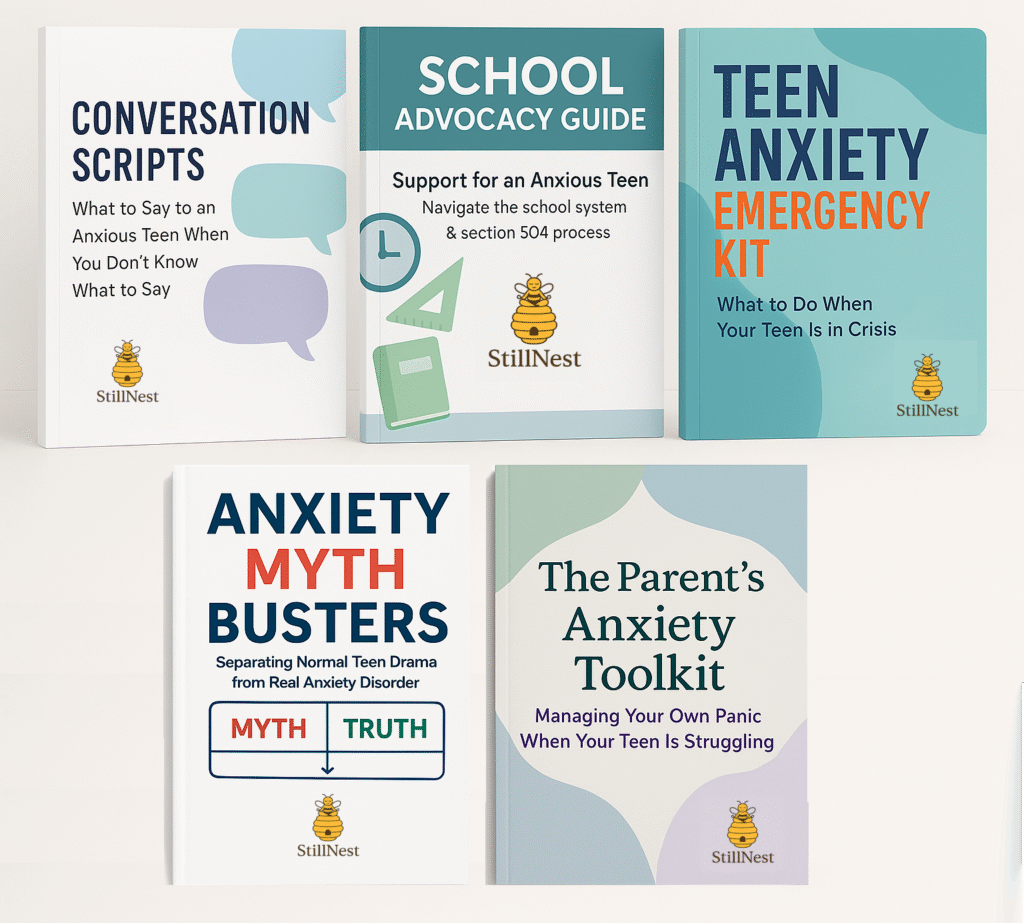 5 detailed guides to help parents & teens with anxiety problems find relief & support. BUNDLE & SAVE