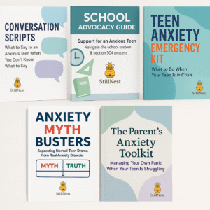 5 detailed guides to help parents & teens with anxiety problems find relief & support. BUNDLE & SAVE