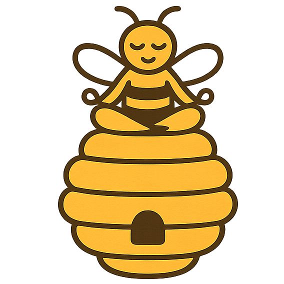 StillNest Health logo showing a calm bee sitting on a bee hive