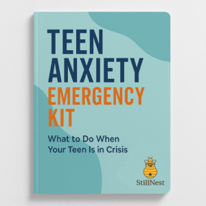 Teen Anxiety Emergency Kit: What to do when your teen is in crisis. A guide for parents to give teens anxiety relief.