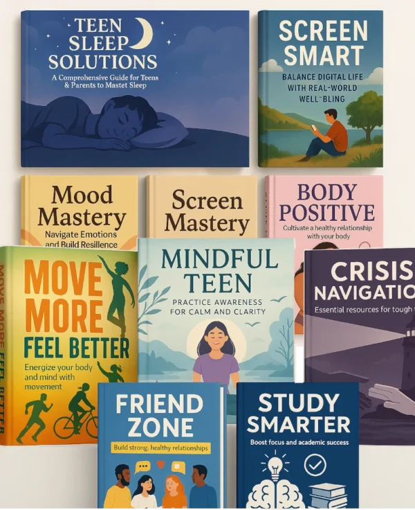 10 Digital Guides to Teen Anxiety & Wellness Solutions and Support